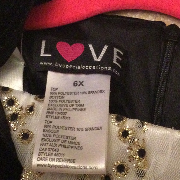 Girls holiday dress size 6X near new condition - Picture 3 of 5